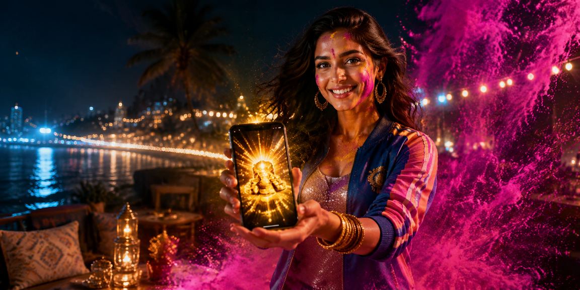 Holi festival cricket betting celebration in India